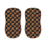 Cheeseburger Pattern Print Bar Stool Covers