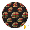 Cheeseburger Pattern Print Basketball