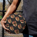 Cheeseburger Pattern Print Basketball