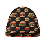 Cheeseburger Pattern Print Beanie