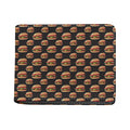 Cheeseburger Pattern Print Bifold Wallet