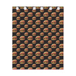 Cheeseburger Pattern Print Curtain