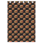 Cheeseburger Pattern Print Curtain