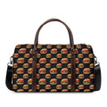 Cheeseburger Pattern Print Duffel Bag
