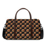 Cheeseburger Pattern Print Duffle Bag