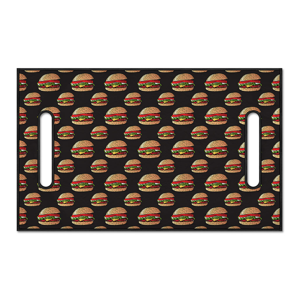 Cheeseburger Pattern Print Golf Cart Seat Cover
