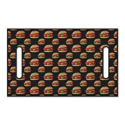 Cheeseburger Pattern Print Golf Cart Seat Cover