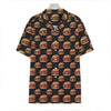 Cheeseburger Pattern Print Hawaiian Shirt