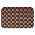 Cheeseburger Pattern Print Indoor Door Mat