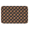 Cheeseburger Pattern Print Indoor Door Mat