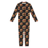 Cheeseburger Pattern Print Jumpsuit