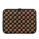 Cheeseburger Pattern Print Laptop Sleeve