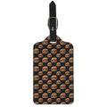 Cheeseburger Pattern Print Luggage Tag
