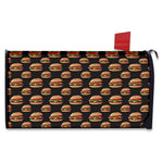 Cheeseburger Pattern Print Mailbox Cover