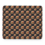 Cheeseburger Pattern Print Mouse Pad