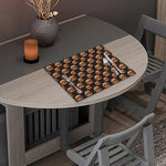 Cheeseburger Pattern Print Placemat