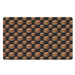 Cheeseburger Pattern Print Polyester Doormat