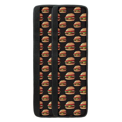 Cheeseburger Pattern Print Refrigerator Handle Covers