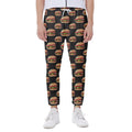 Cheeseburger Pattern Print Joggers