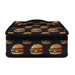 Cheeseburger Pattern Print Small Lunch Bag