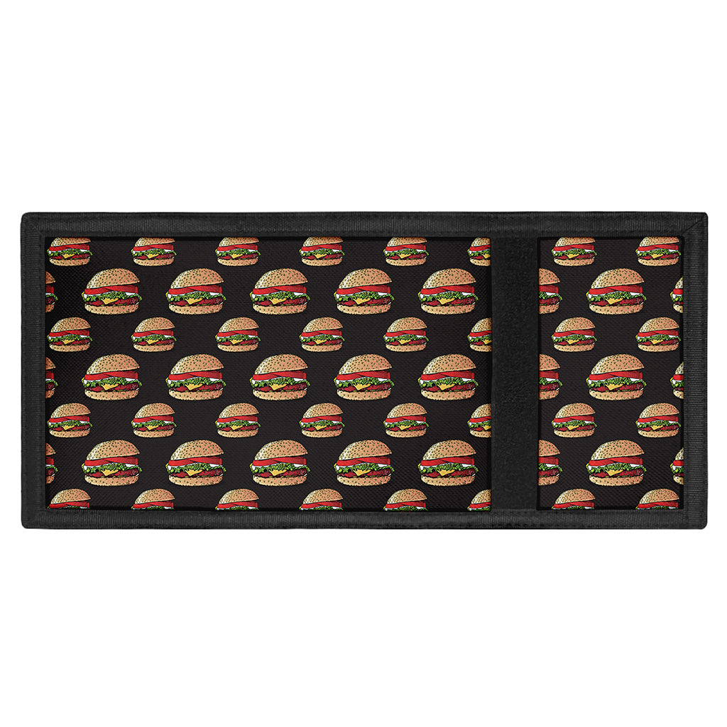 Cheeseburger Pattern Print Trifold Wallet