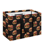 Cheeseburger Pattern Print Utility Tote Bag