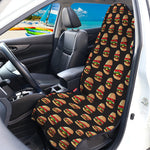 Cheeseburger Pattern Print Waterproof Car Seat Cover
