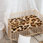 Cheetah Print Baby Crib Sheet