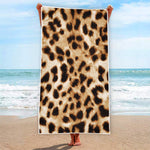 Cheetah Print Beach Towel