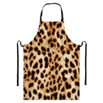 Cheetah Print Bib Apron With Pocket