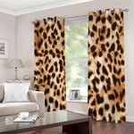 Cheetah Print Blackout Grommet Curtains