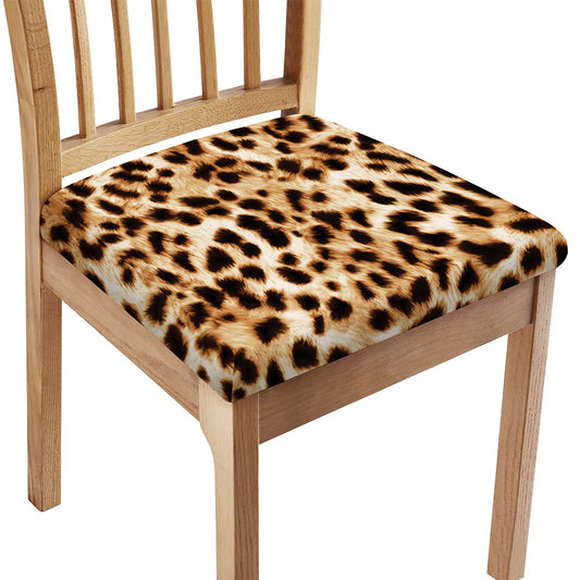 Cheetah Print Chair Cushion Cover