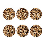 Cheetah Print Coaster Set