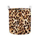 Cheetah Print Collapsible Laundry Basket