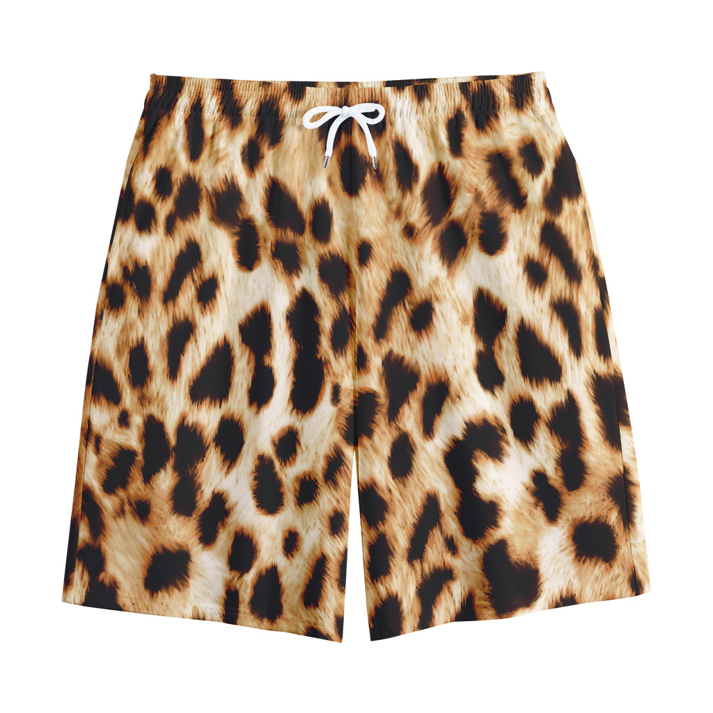 Cheetah Print Cotton Shorts