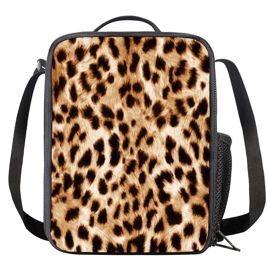 Cheetah Print Crossbody Lunch Bag