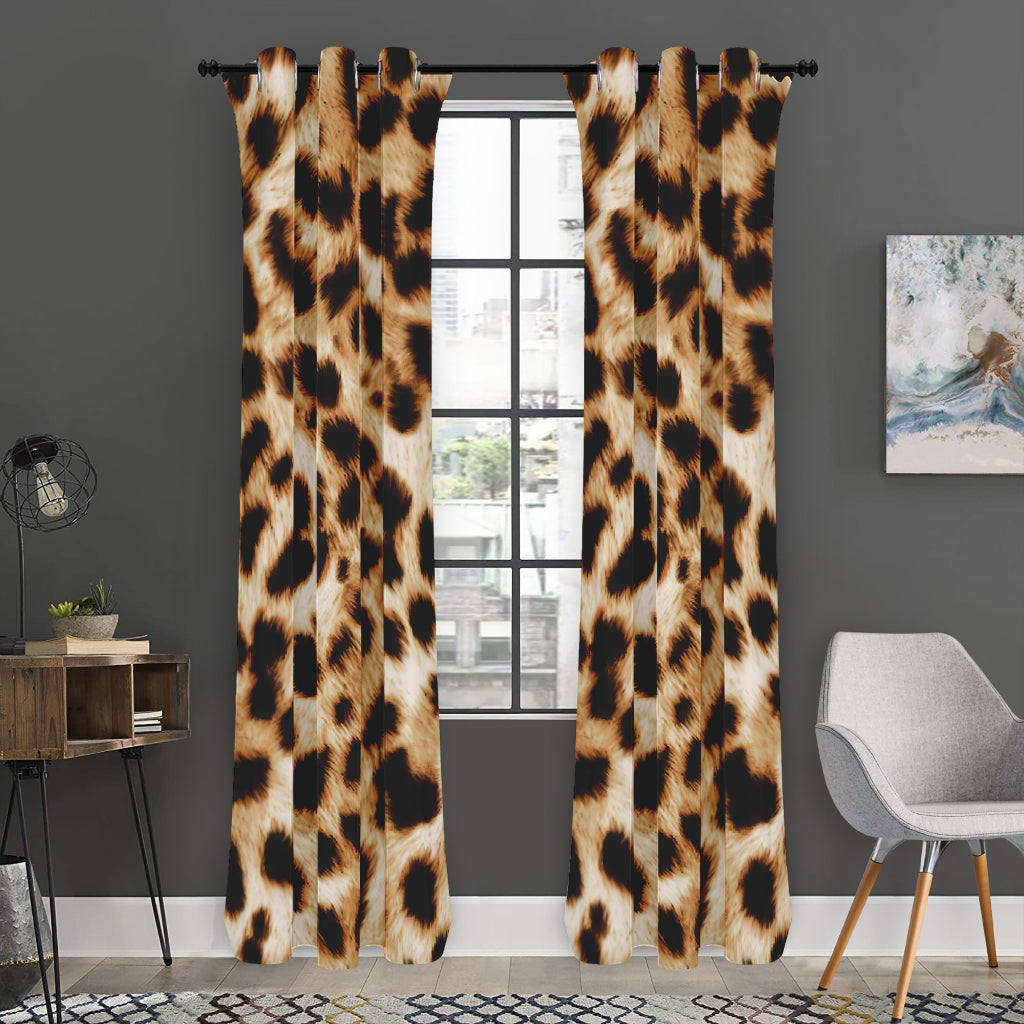 Cheetah Print Curtain