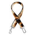 Cheetah Print Dog Seat Belt