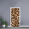 Cheetah Print Door Sticker