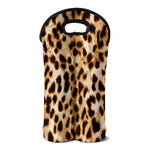 Cheetah Print Double Neoprene Wine Tote