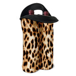 Cheetah Print Double Neoprene Wine Tote