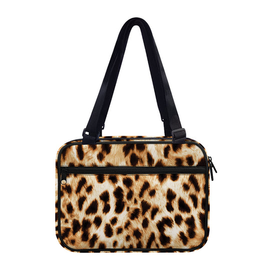 Cheetah Print Double Strap Bible Bag