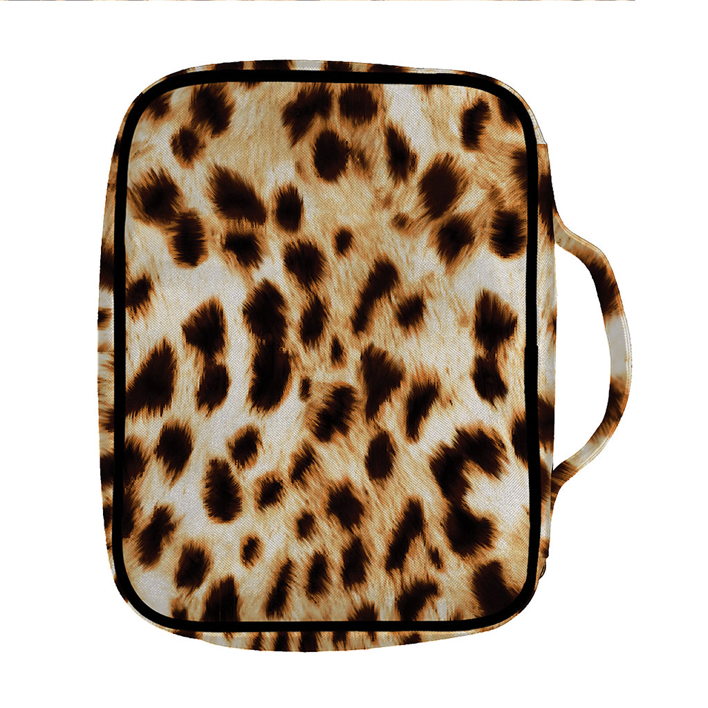 Cheetah Print Front Pocket Bible Bag