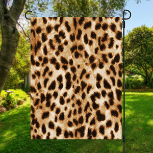 Cheetah Print Garden Flag