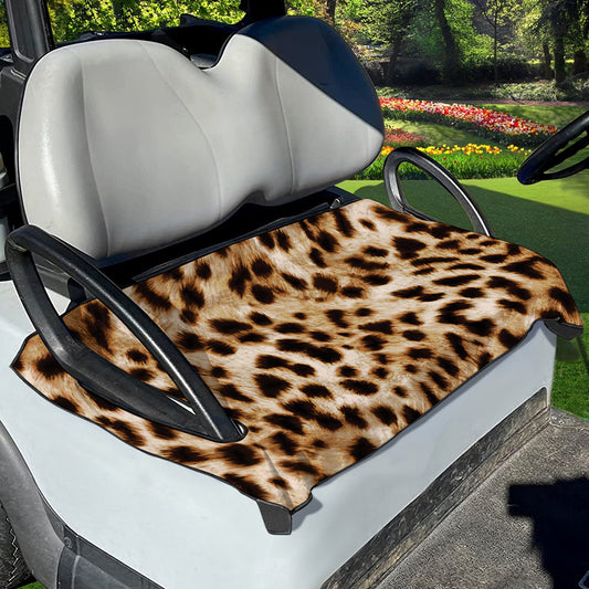 Cheetah Print Golf Cart Seat Cover