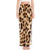 Cheetah Print High Slit Maxi Skirt