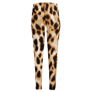 Cheetah Print High-Waisted Pocket Leggings