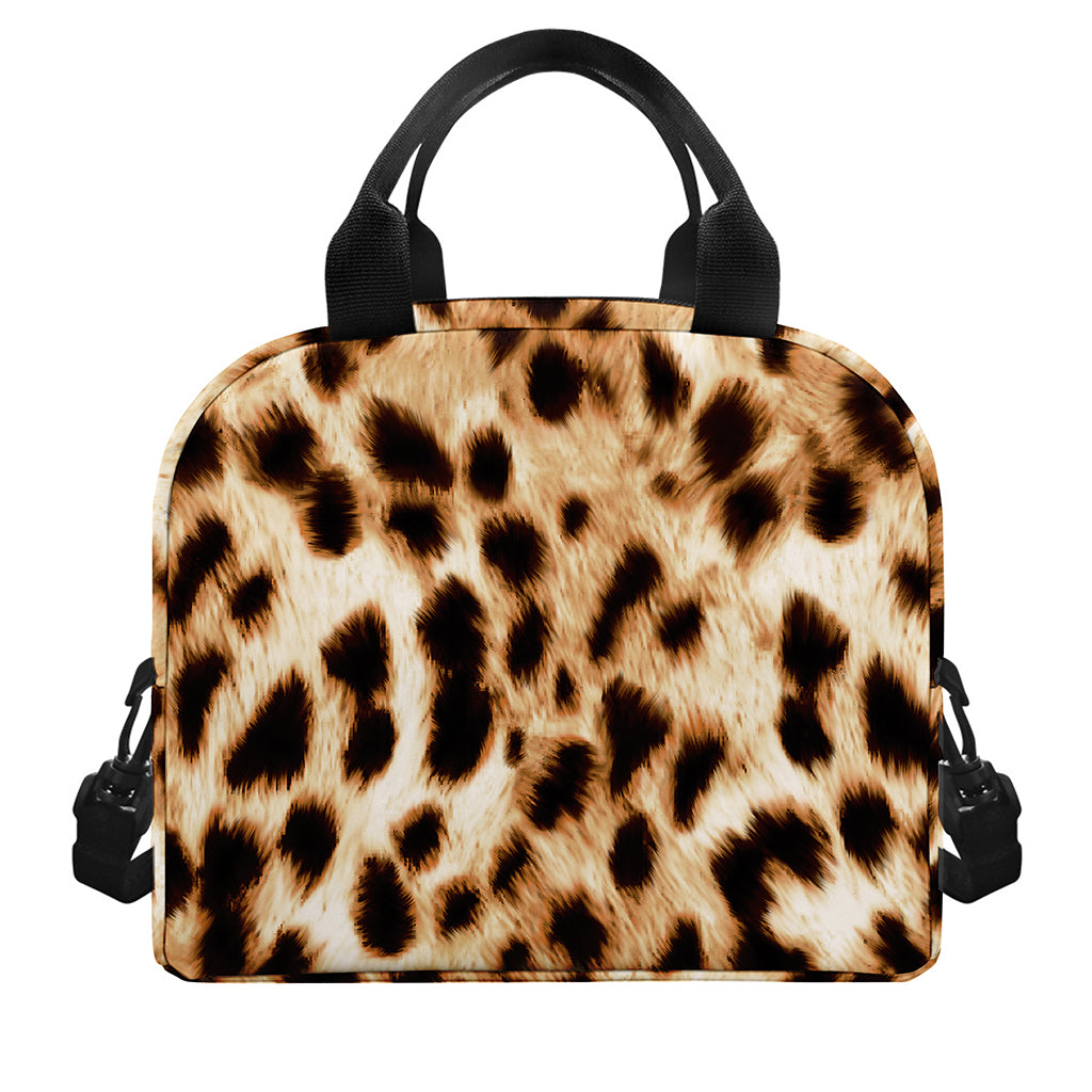 Cheetah Print Insulated Lunch Bag