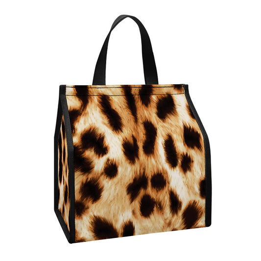 Cheetah Print Insulated Lunch Tote