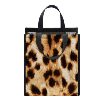 Cheetah Print Insulated Lunch Tote